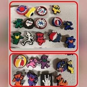 Grateful Dead Croc Charms Set of 23